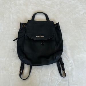 Black Michael Kors Backpack Purse